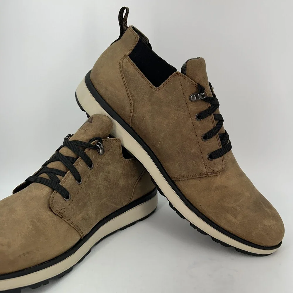 Forsake Davos Boots Mens Size 14 Brown Leather Mid Waterproof Chukka Hiking
